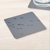 Goedenavond vlucht kartonnen onderzetters (Schuin)