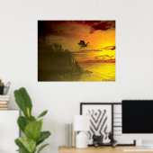 Goedenavond vlucht poster (Thuiskantoor)