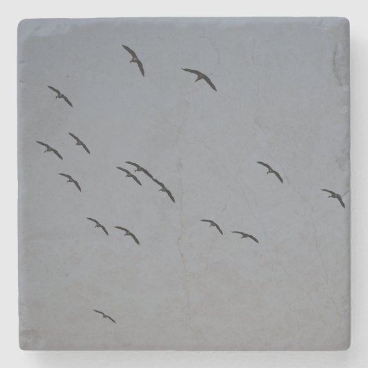 Goedenavond vlucht stenen onderzetter (Voorkant)