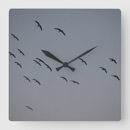 Goedenavond vlucht vierkante klok