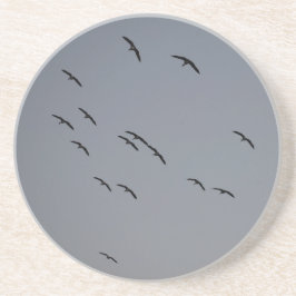 Goedenavond vlucht zandsteen onderzetter