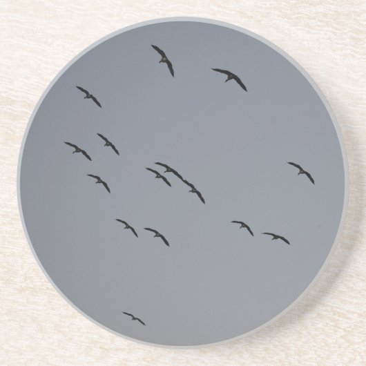 Goedenavond vlucht zandsteen onderzetter (Voorkant)