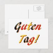 Goedendag briefkaart (Voorkant / Achterkant)