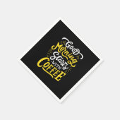 Goedendag cadeau, begin morgen met koffie servet (Hoek)