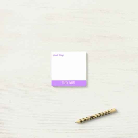 Goedendag groet post-it® notes (Op bureau)