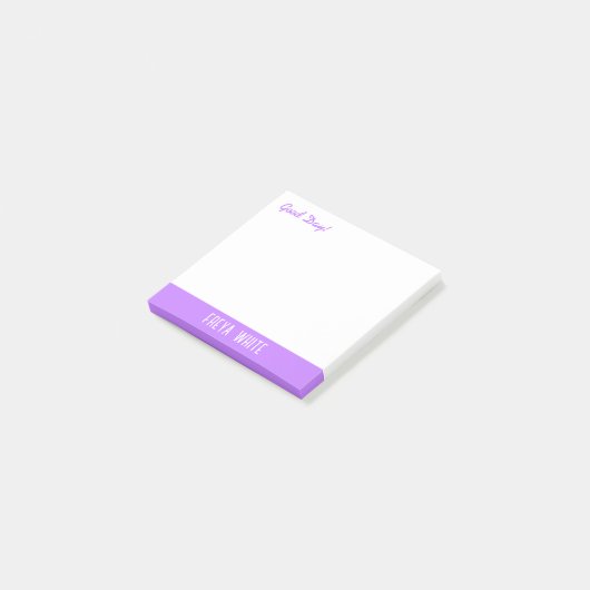 Goedendag groet post-it® notes (Schuin)