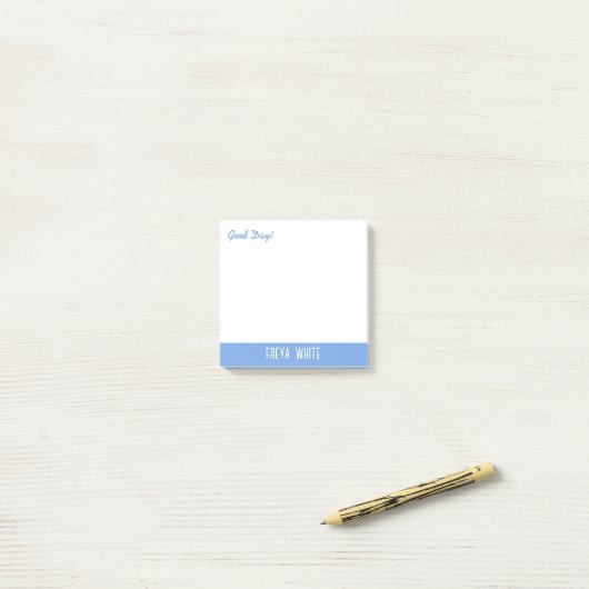 Goedendag groet post-it® notes (Op bureau)