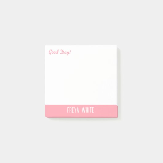 Goedendag groet post-it® notes (Voorkant)