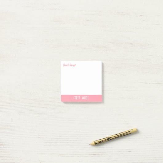 Goedendag groet post-it® notes (Op bureau)