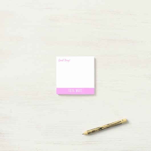 Goedendag groet post-it® notes (Op bureau)