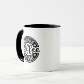 Goedendag koffie woordkunst mok (Voorkant links)