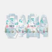 Goedendag onder het Zee Kinderen van afgelopen dag Bedankdoosjes (Uitgevouwen)