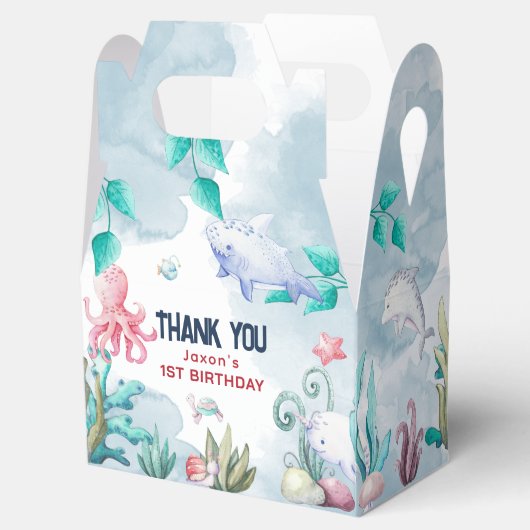 Goedendag onder het Zee Kinderen van afgelopen dag Bedankdoosjes (Geopend)