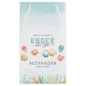 Goedendag onder het Zee Kinderen van afgelopen dag Klein Cadeauzakje (Achterkant)