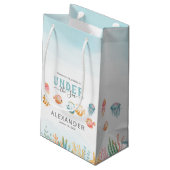 Goedendag onder het Zee Kinderen van afgelopen dag Klein Cadeauzakje (Achterkant Gekanteld)