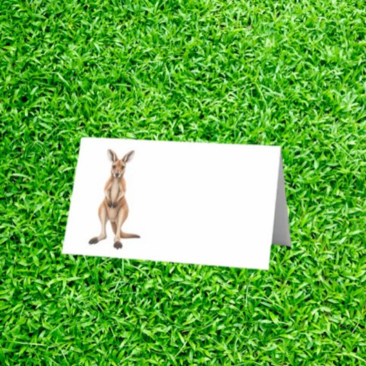 Goedendag schattige kangoeroe plaatskaartje