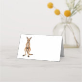 Goedendag schattige kangoeroe plaatskaartje (Voorkant)