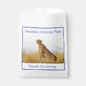 Goedendag van Cheetah, accessoire gepersonaliseerd Bedankzakje (Voorkant)