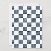 Goedendag van schaakstukken kaart (Achterkant)