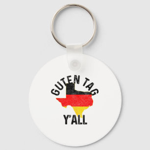 Goedendag Y'all Grappig Texas Duitsland Duits Cade Sleutelhanger