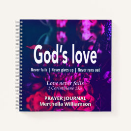 GOEDEREN LOVE AANGEPASTE Floral Prayer Journal Notitieboek