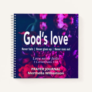 GOEDEREN LOVE AANGEPASTE Floral Prayer Journal Notitieboek