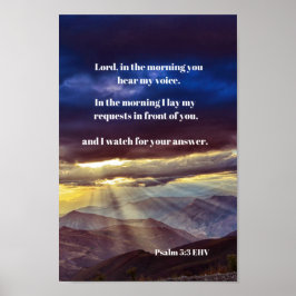 Goederenbelverse psalm 5 poster