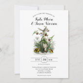 Goederenhuwelijk met Garden Burgundy Green Kaart (Voorkant)