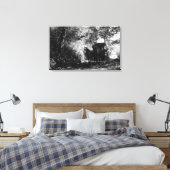 Goederenpaarden die een pauze nemen canvas afdruk (Insitu (Slaapkamer))