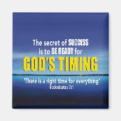 GOEDERENTIMING Christelijk Magneet (Voorkant)