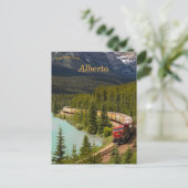 Goederentrein door morants Curve Alberta Briefkaart (Staand voorkant)