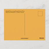 Goederentrein door morants Curve Alberta Briefkaart (Achterkant)