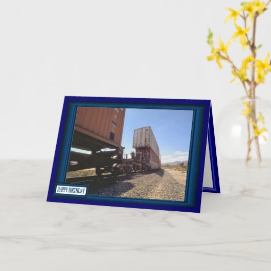 Goederentrein Kaart (Gele Bloem)