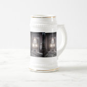 Goederentreinen die de brug oversteken bierpul (Voorkant rechts)