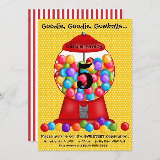 Goederenuitnodiging voor een troepenmachine kaart (Voorkant / Achterkant)