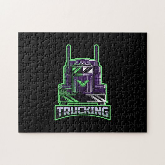 Goederenvervoer puzzel puzzel legpuzzel (Horizontaal)