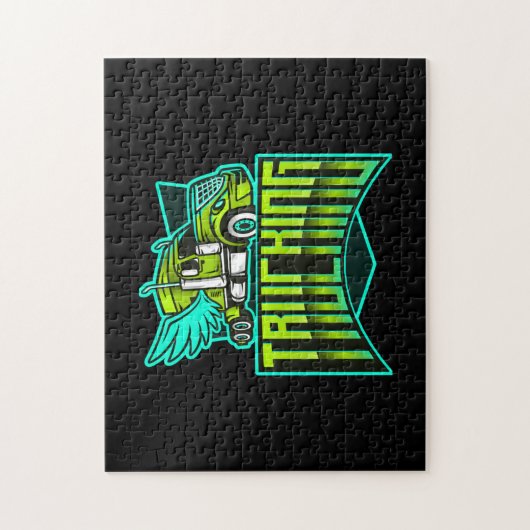 Goederenvervoer puzzel puzzel legpuzzel (Verticaal)