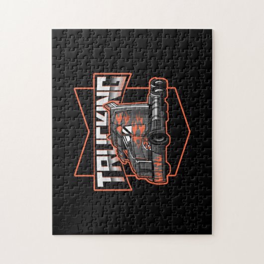 Goederenvervoer puzzel puzzel legpuzzel (Verticaal)