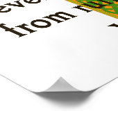 Goederenvis Whiskey - Irish Quote Poster (Hoek)