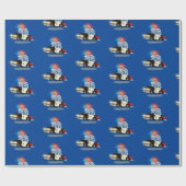 Goederenwagens voor cartoon cadeaupapier (Vlak)