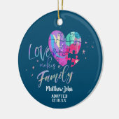 Goedgekeurd / Aankondiging van geboorte keramisch Keramisch Ornament (Links)