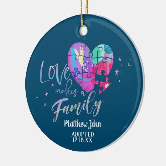 Goedgekeurd / Aankondiging van geboorte keramisch  Keramisch Ornament (Links)