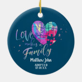 Goedgekeurd / Aankondiging van geboorte keramisch Keramisch Ornament (Achterkant)