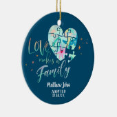 Goedgekeurd / Aankondiging van geboorte Keramisch Ornament (Rechts)