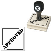 Goedgekeurd Custom Rubber Stamp Rubberstempel (Gestempeld)