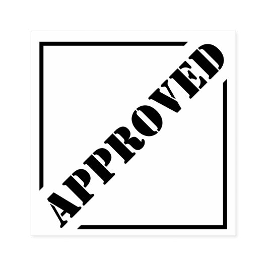 Goedgekeurd Custom Rubber Stamp Rubberstempel (Afrduk)