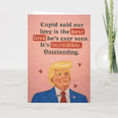 Goedgekeurd door Cupido Feestdagen Kaart (Achterkant)