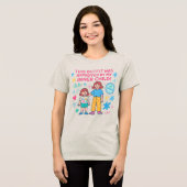 Goedgekeurd door mijn innerlijke kind Tri-Blend shirt (Voorkant volledig)