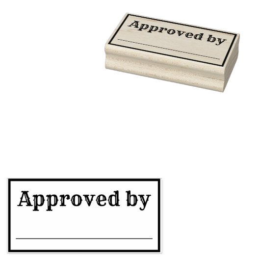 Goedgekeurd door Rubberstempel (Gestempeld)