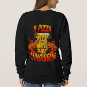 Goedgekeurd, een Pizza Connoisseur, Elegant cool g Trui (Achterkant)